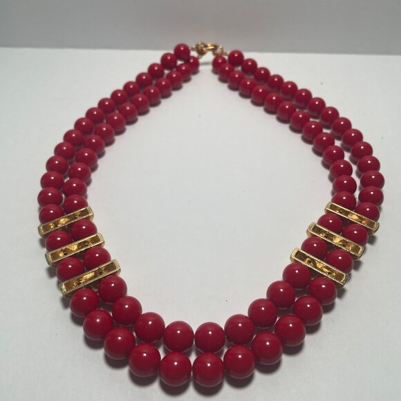 Vintage 80's Choker Necklace by Napier - Picture 4 of 8